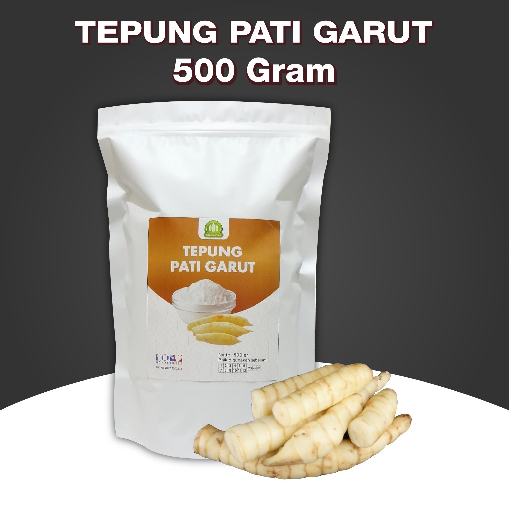 

Tepung Umbi Garut Pati Irut Asli Obat Asam Lambung 500 gr