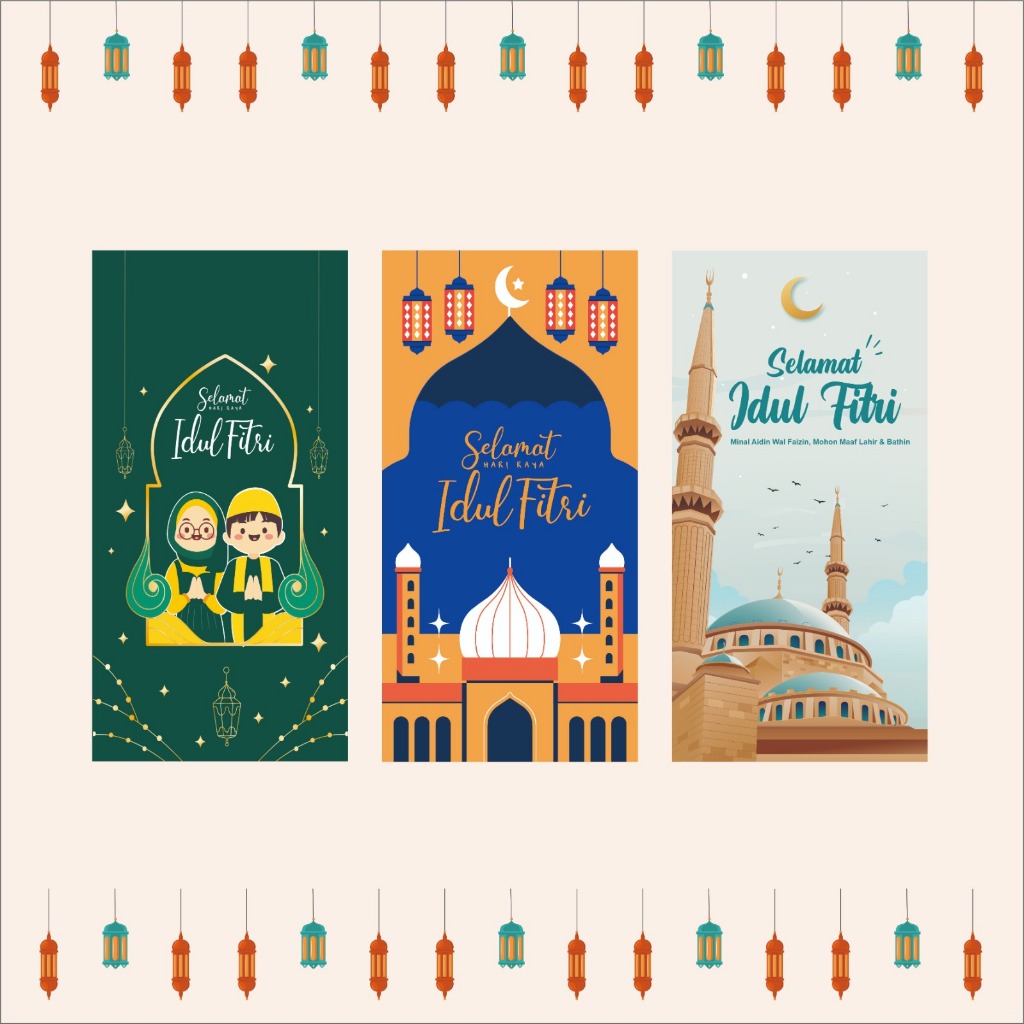 

( isi 10 pcs) Amplop Lebaran Aesthethic Unik Premium Tema Masjid Terbaru 03