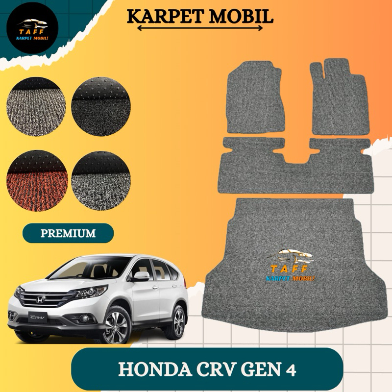 KARPET MOBIL MIE HONDA CRV GEN 4 2012-2016 / KARPET MOBIL MIE HONDA CRV 2012-2016
