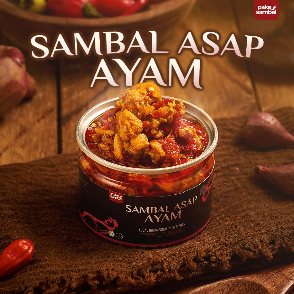 

Pake Sambal - Sambal Asap Ayam (140 gram)