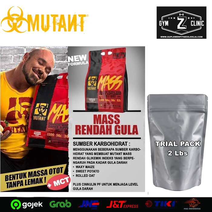 MUTANT MASS GAINER 2 LBS GAINER TRIAL PACK