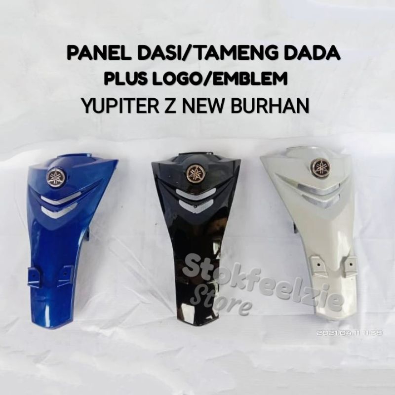 Panel Dasi Tameng Dada Yamaha Jupiter Z New Burhan Plus Logo/Emblem Mirip Original