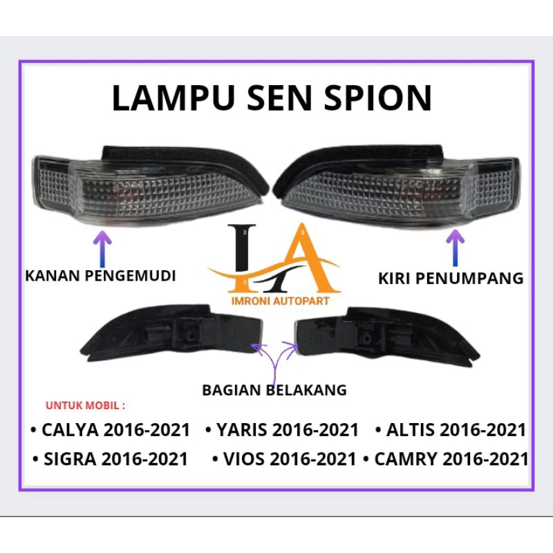 LAMPU SEN SEIN SPION CALYA 2016 2017 2018 2019 2020 2021