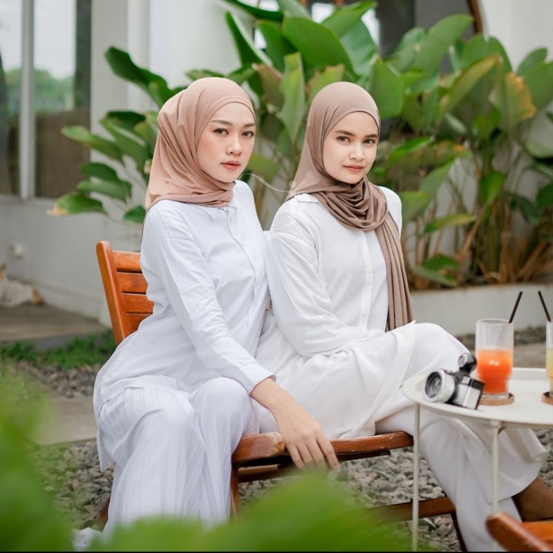 (LAILA) Hijab Segitiga Instan | Laila Segitiga Instan | Segitiga Jersey | Hijab Instan