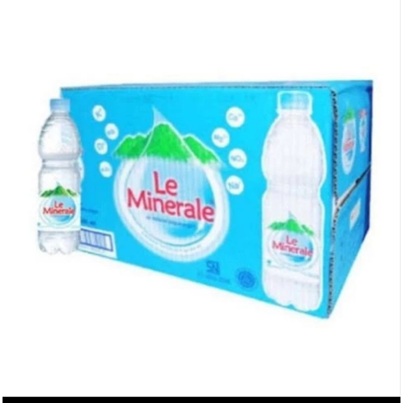 

le minerale air mineral 600ml isi 24pcs