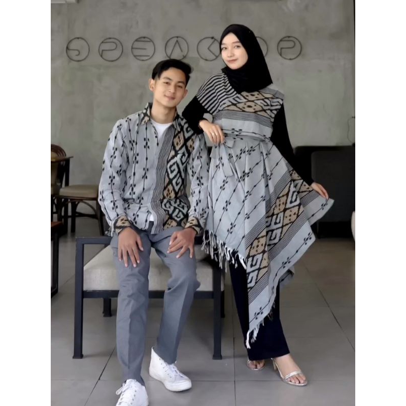 BAJU KAIN TENUN  Baju couple / baju / baju kain tenun asli / baju pria dan wanita