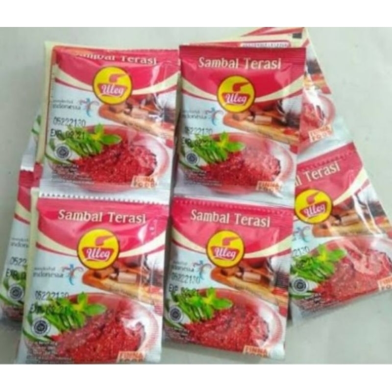 

Sambal uleg terasi isi 10 pcs