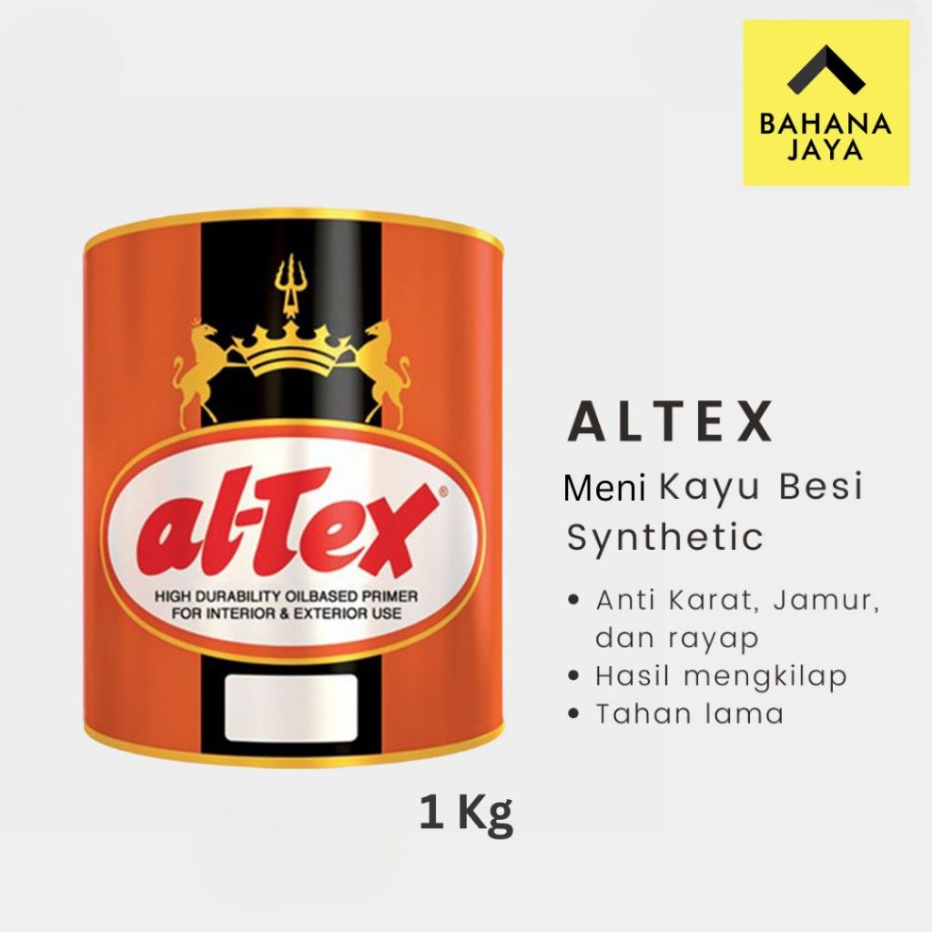 CAT DASAR UNTUK KAYU & BESI MENI KAYU & BESI ALTEX (ALTEX) 1KG - READY MANADO