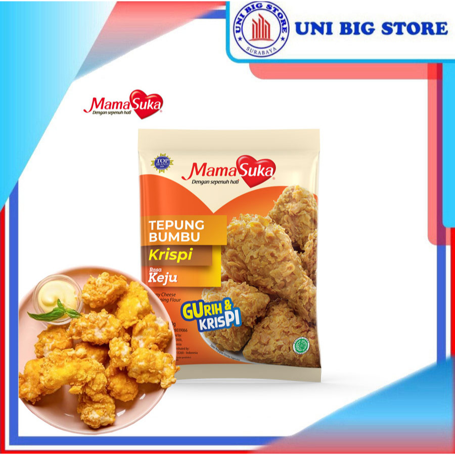

Mamasuka Tepung Bumbu Krispi KEJU 170 gr Mama Suka