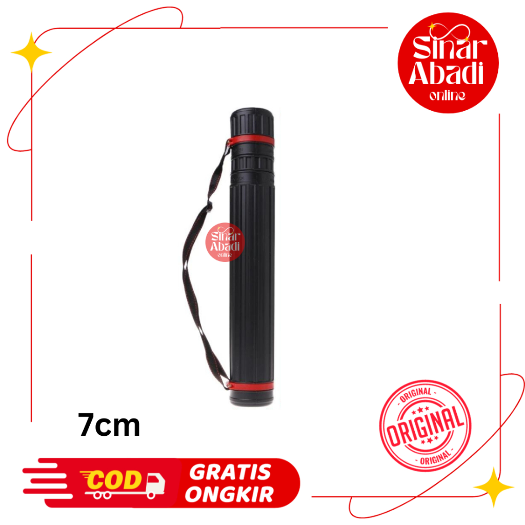 

TABUNG GAMBAR / DRAFTING TUBE V-TEC VT-5001 ( 46 - 71 x ∅ 7 CM )