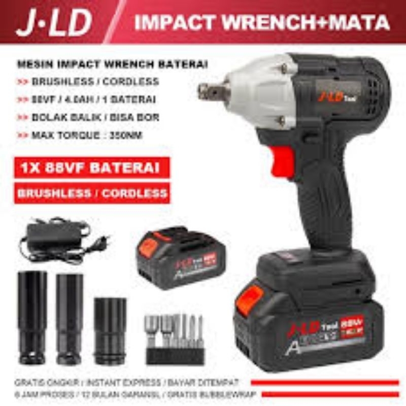 Mesin Impact Wrench Original JLD 1 Batre