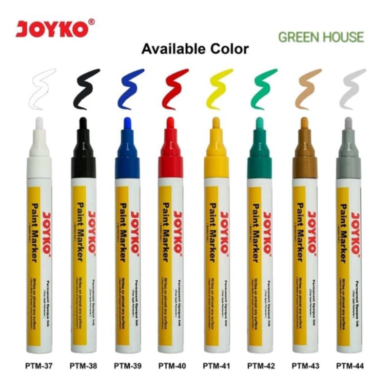 

Paint Marker Spidol Permanen Spidol Joyko Round Tip