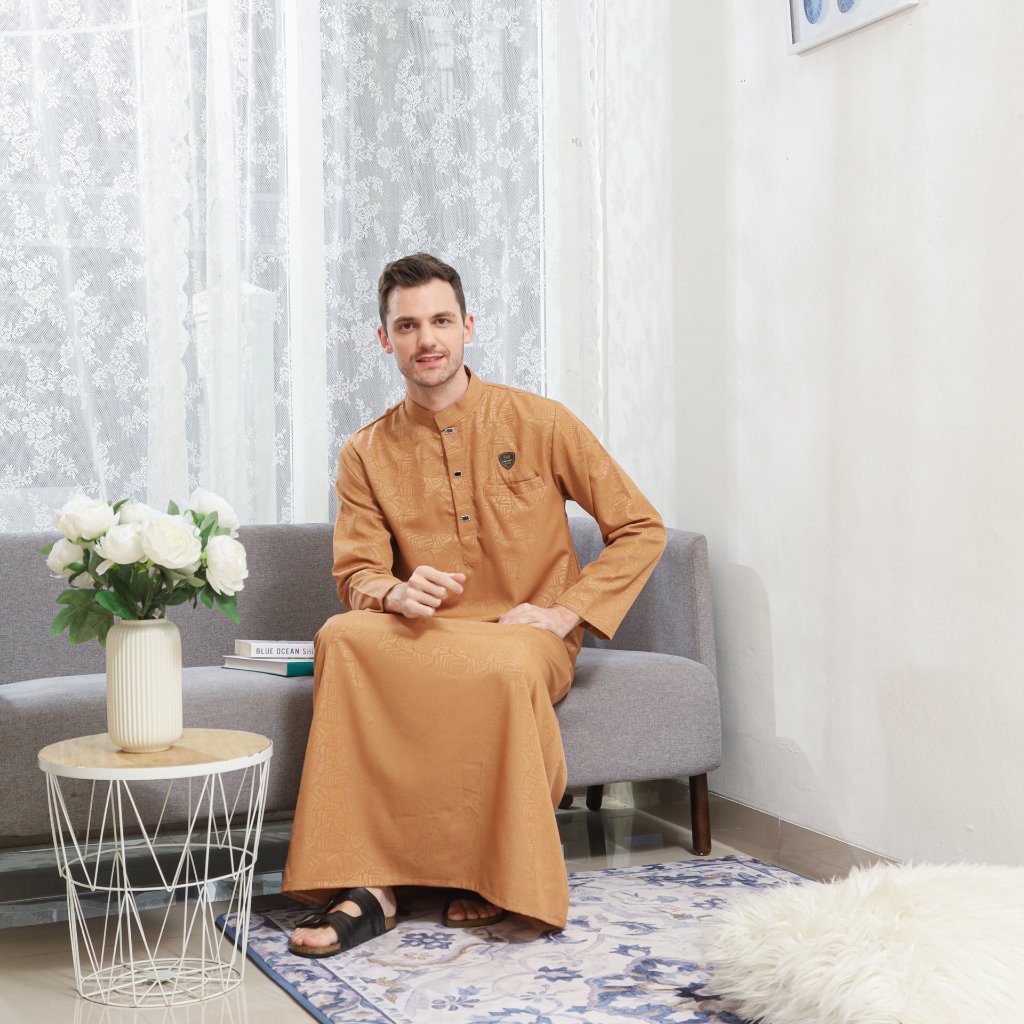 BEST DEALS AS-SULTAN/JUBAH PRIA DEWASA EMBOS PREMIUM/GAMIS LAKI LAKI/BAJU KOKO EMBOS