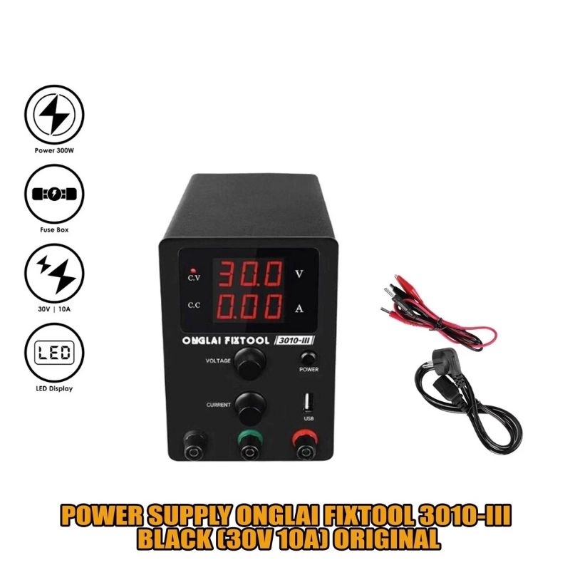 POWER SUPPLY ONGLAI FIXTOOL 3010-III 30V 10A