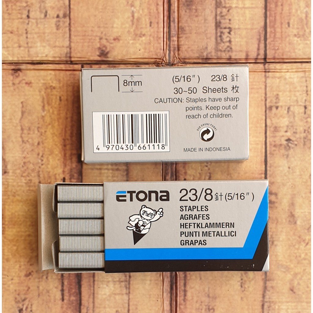 

ISI HEKTER JILID STAPLES ETONA 23/8 (5/16")