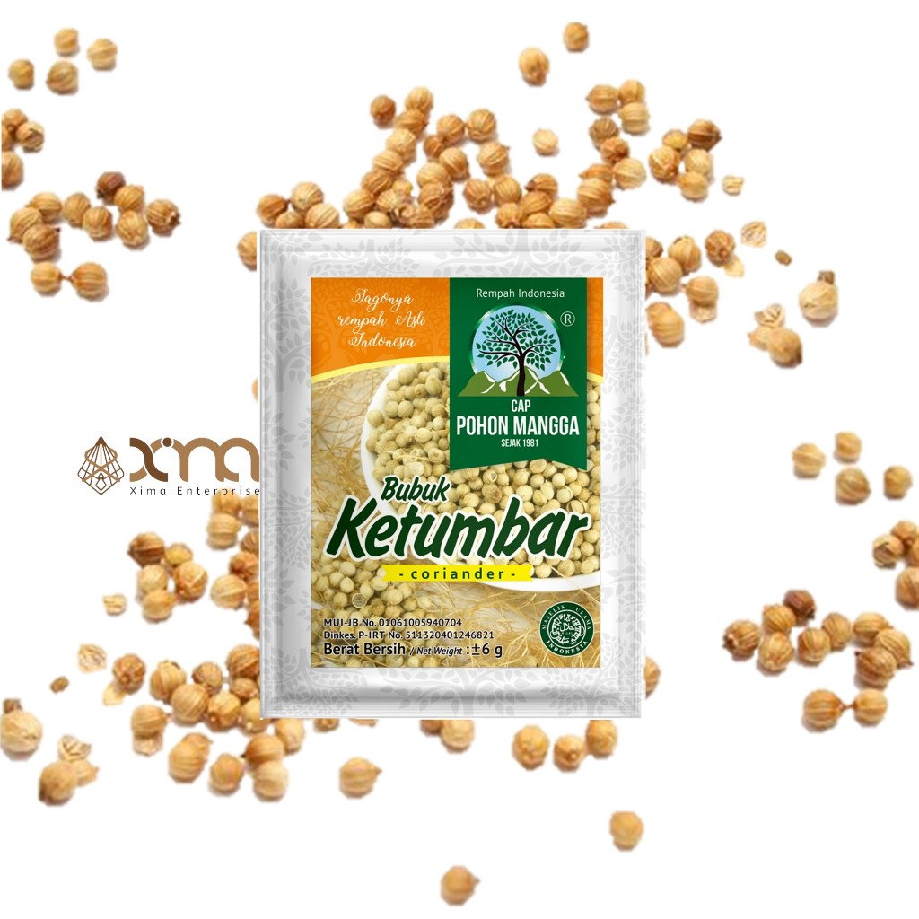 

1 RENCENG - Bumbu bubuk Ketumbar instan kemasan Renceng - Cap Pohon Mangga Bandung