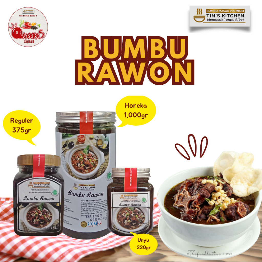 

Bumbu Instan Rawon Halal & Tanpa Pengawet