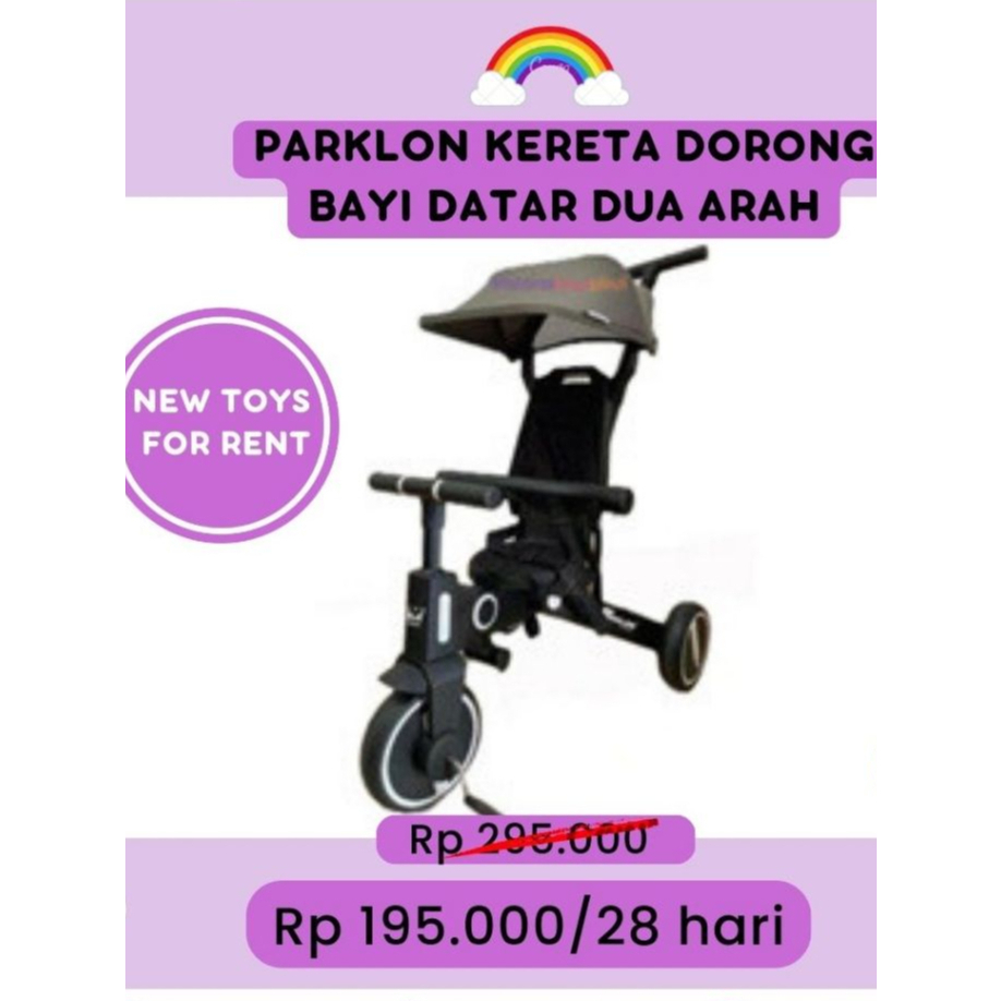 SEWA SEPEDA ANAK / KERETA DORONG ANAK DUA ARAH (Parklon saferide, 7in1 )