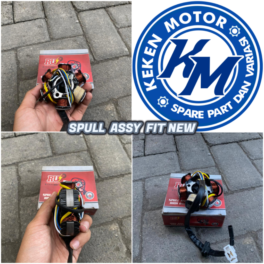 SPULL SPOOL ASSY STATOR ASSY SUPRA FIT NEW RUI || SPULL ASSY SUPRA FIT NEW MERK RUI ASPIRA DSK