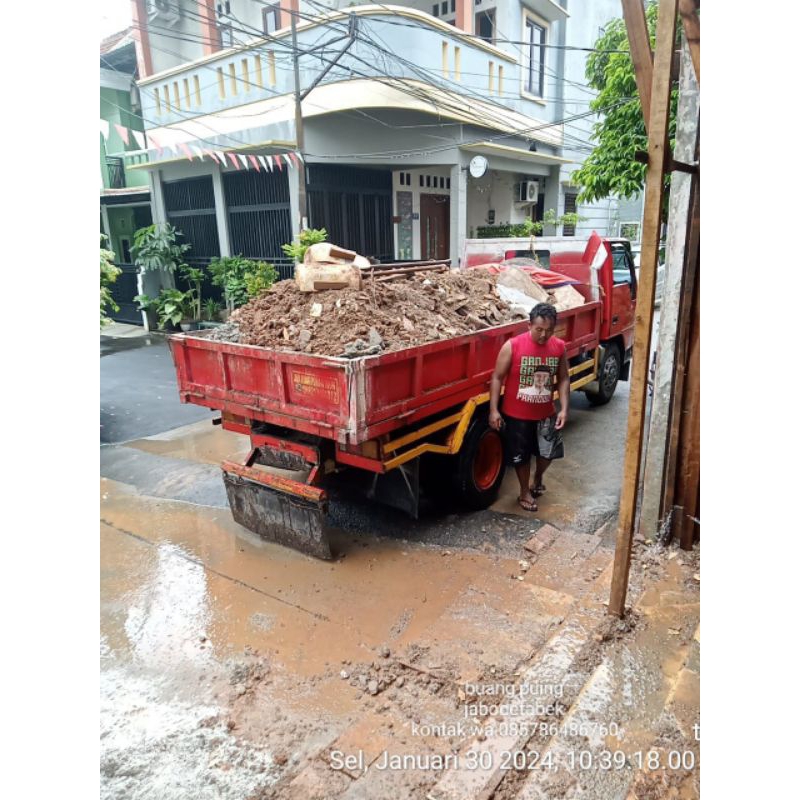 Puing proyek  bangunan 1 truck