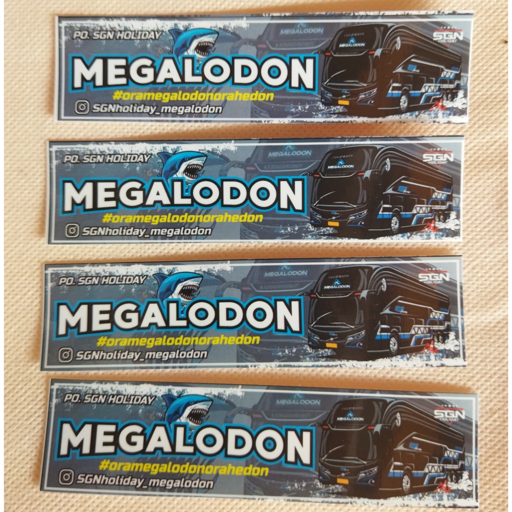 

stiker basuri megalodon asli po