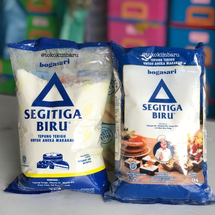 

Premium!!! Tepung SEGITIGA BIRU 1 KG - BOGASARI - Tepung Kemasan