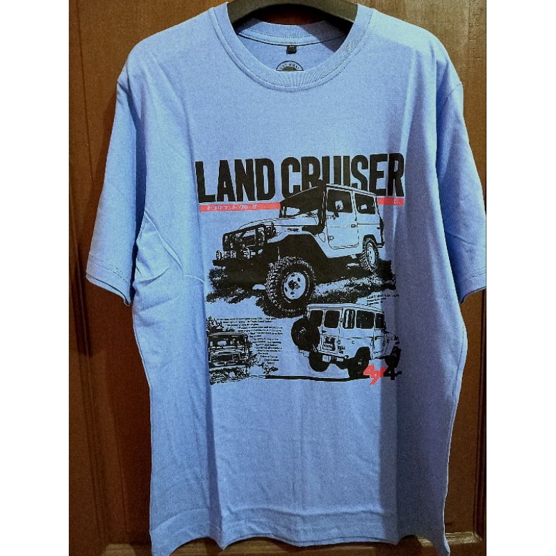 kaos land cruiser fj40 (biru)