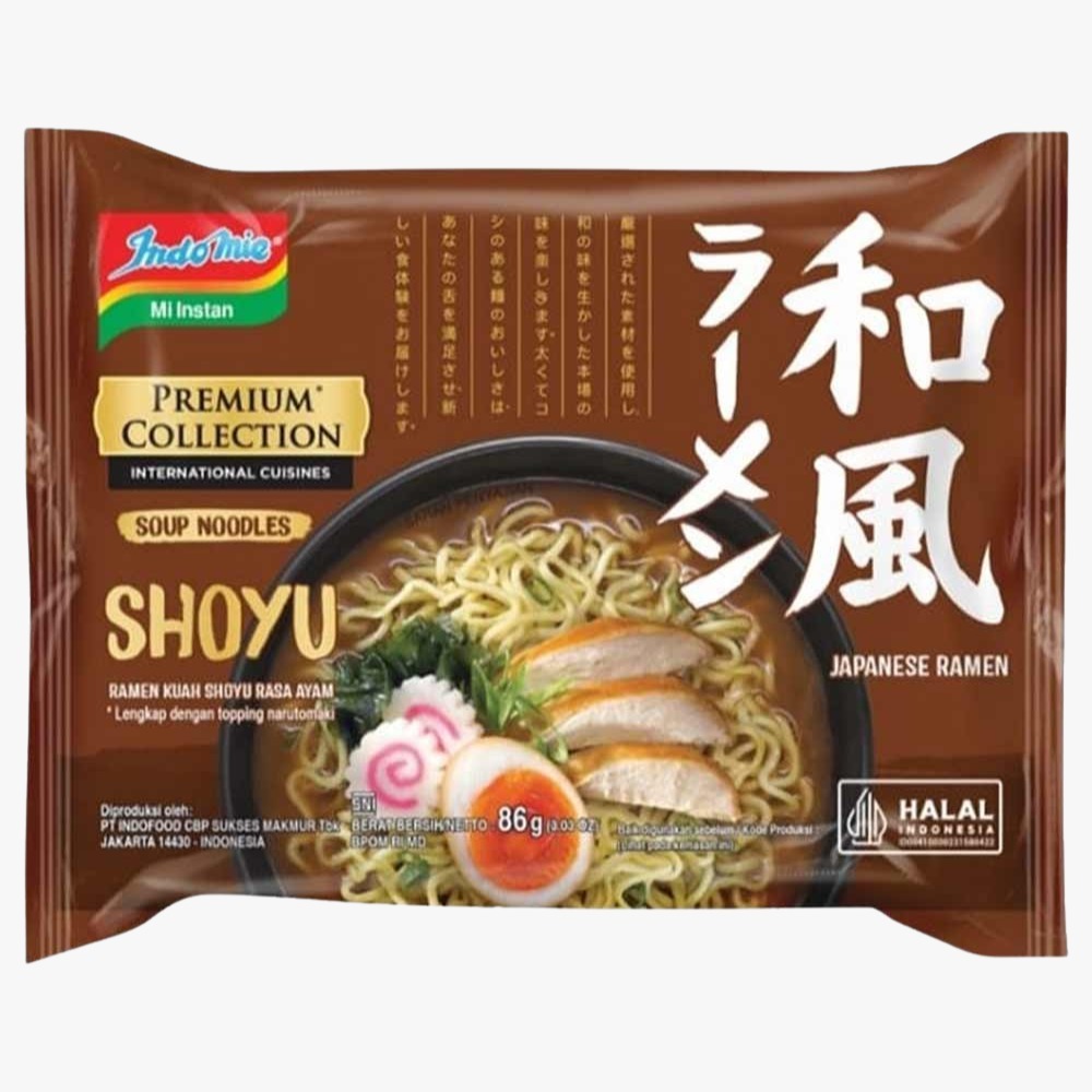 

Indomie Mie Instant Premium Japanese Shoyu Ramen