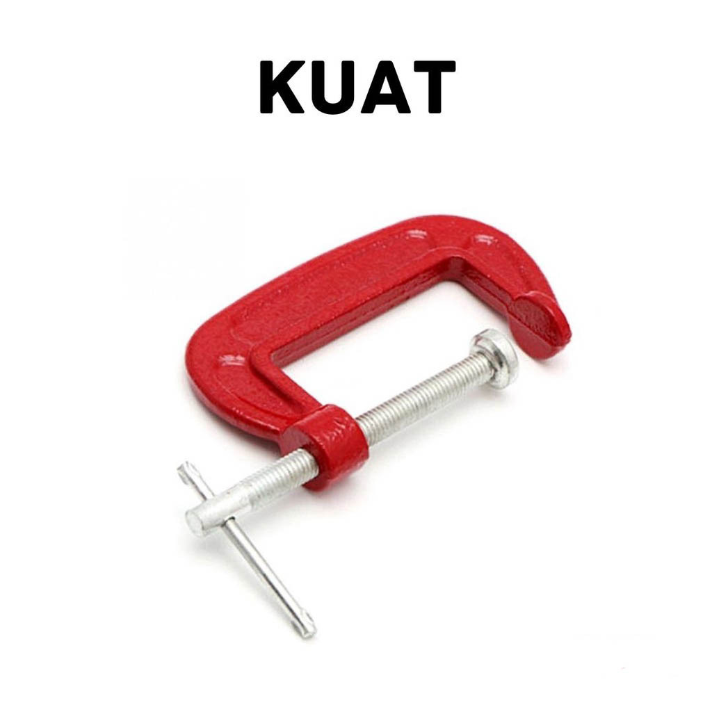 Alat Penjepit - C Clamp Set Penjepit Kayu Besi / Bais C