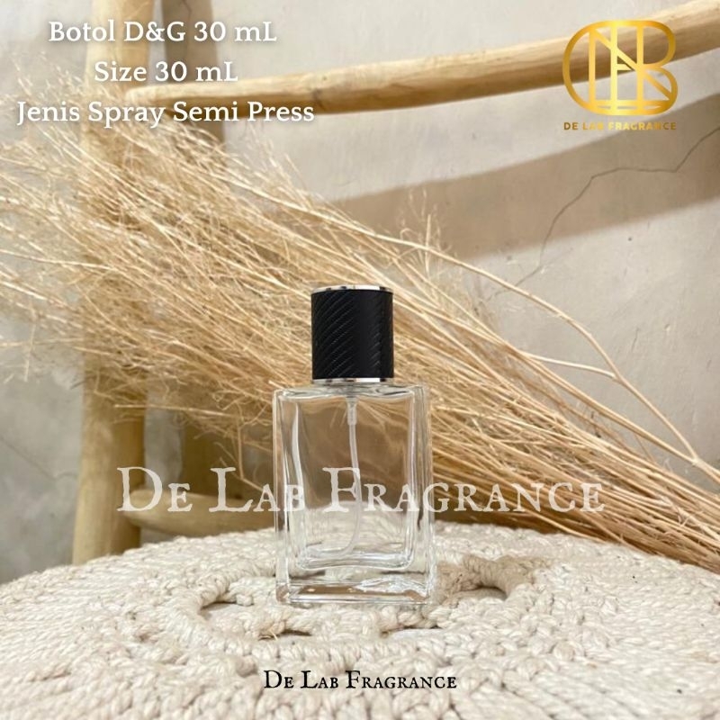 botol parfum DG 30 ml semi press/ botol parfum 30 ml/botol perfume luxury