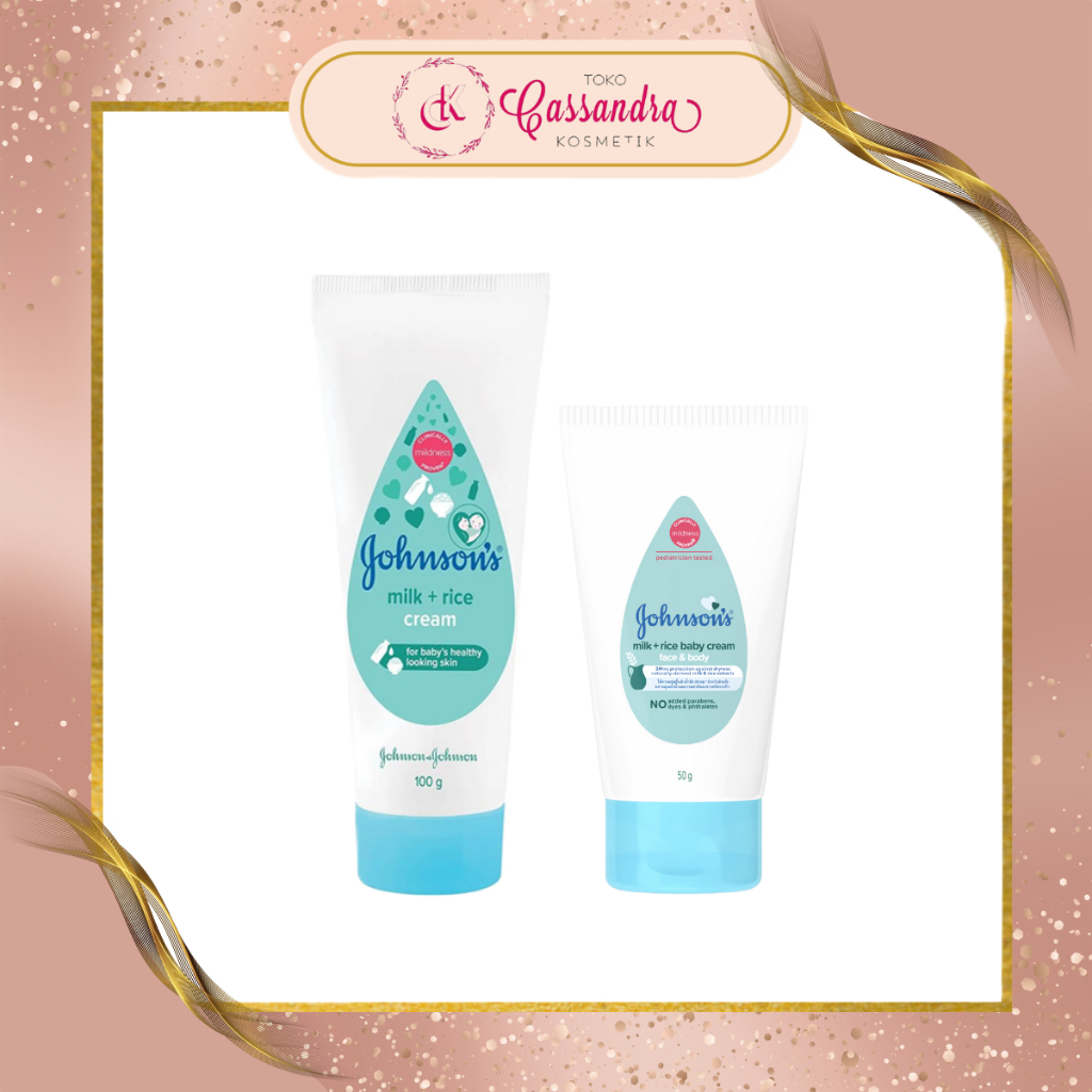 JOHNSONS BABY CREAM MILK + RICE 50GR