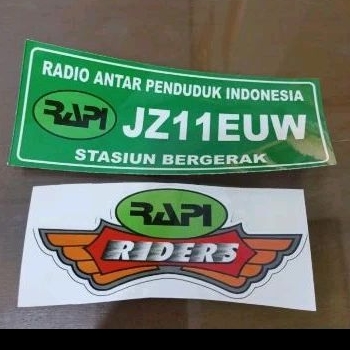 

sticker callsign stasiun bergerak
