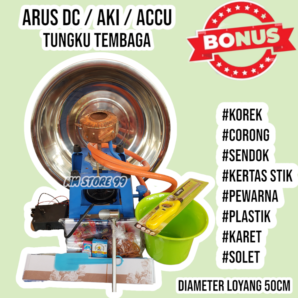 COD - Mesin Harum Manis DC Tungku Twister Tembaga - Mesin Kembang Gula Arus DC