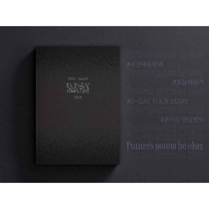 [CLOSE BATCH 2] D-DAY TOUR BOOK (Fansite Record Suga) - Photobook Suga Agustd Dday Yoongi BTS