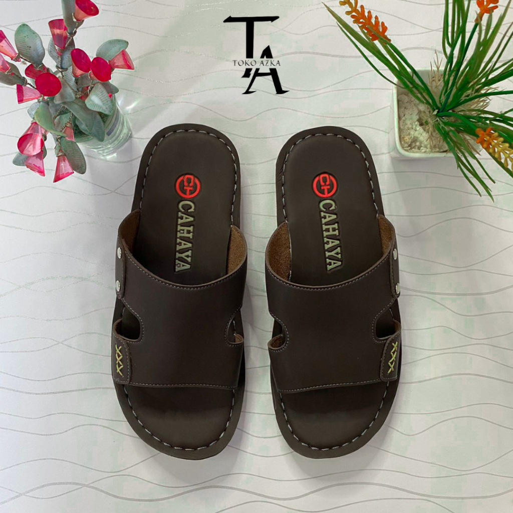 Sandal Kulit Pria Sandal Jepit Kulit CAHAYA Sandal Selop Kulit Pria Sandal Jepit/Selop Pria