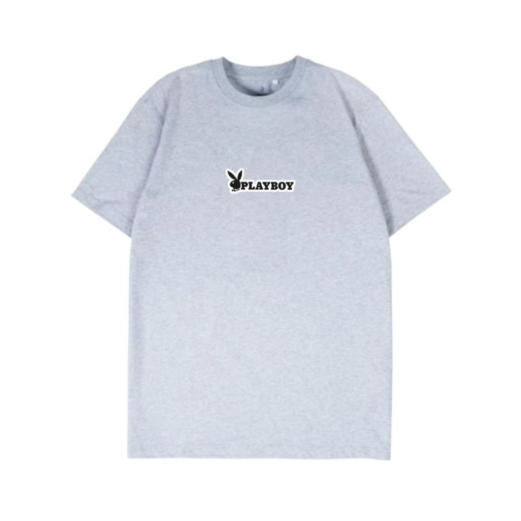 Playboy T-Shirt Reguler Grey Misty