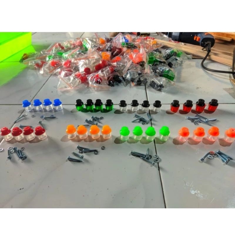 Kaki Karet Tebok Sangkar Kotak Kaki Karet Sangkar 1Set Isi 4