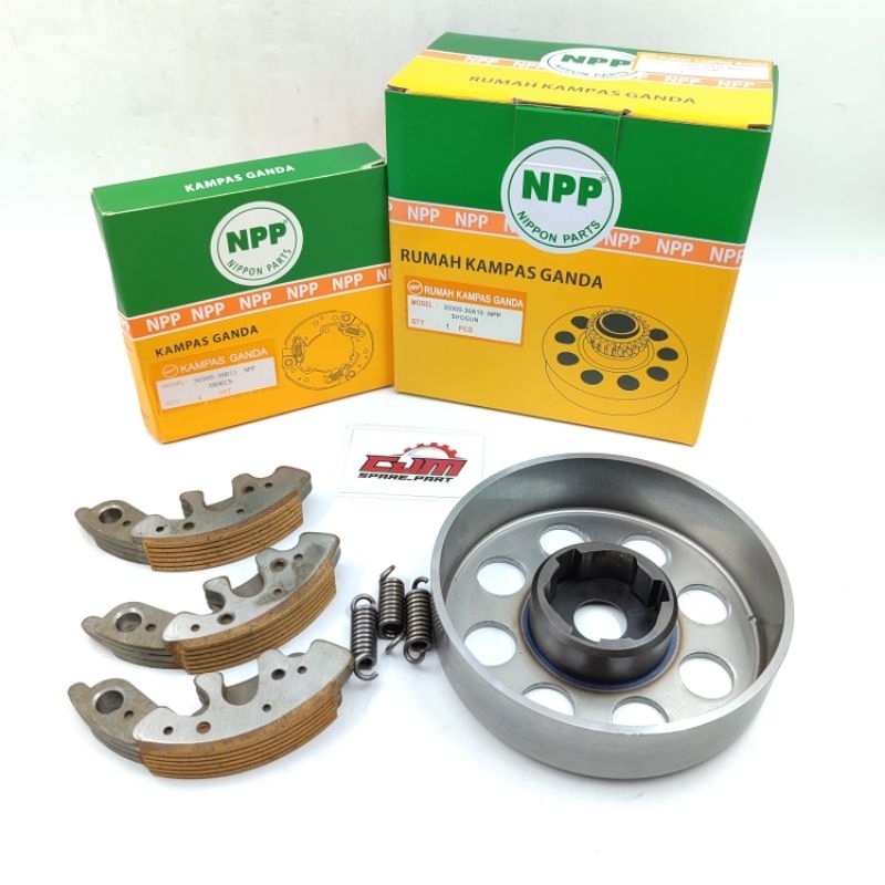 kampas ganda+mangkok ganda Shogun 110 Shogun kotak 110 original npp