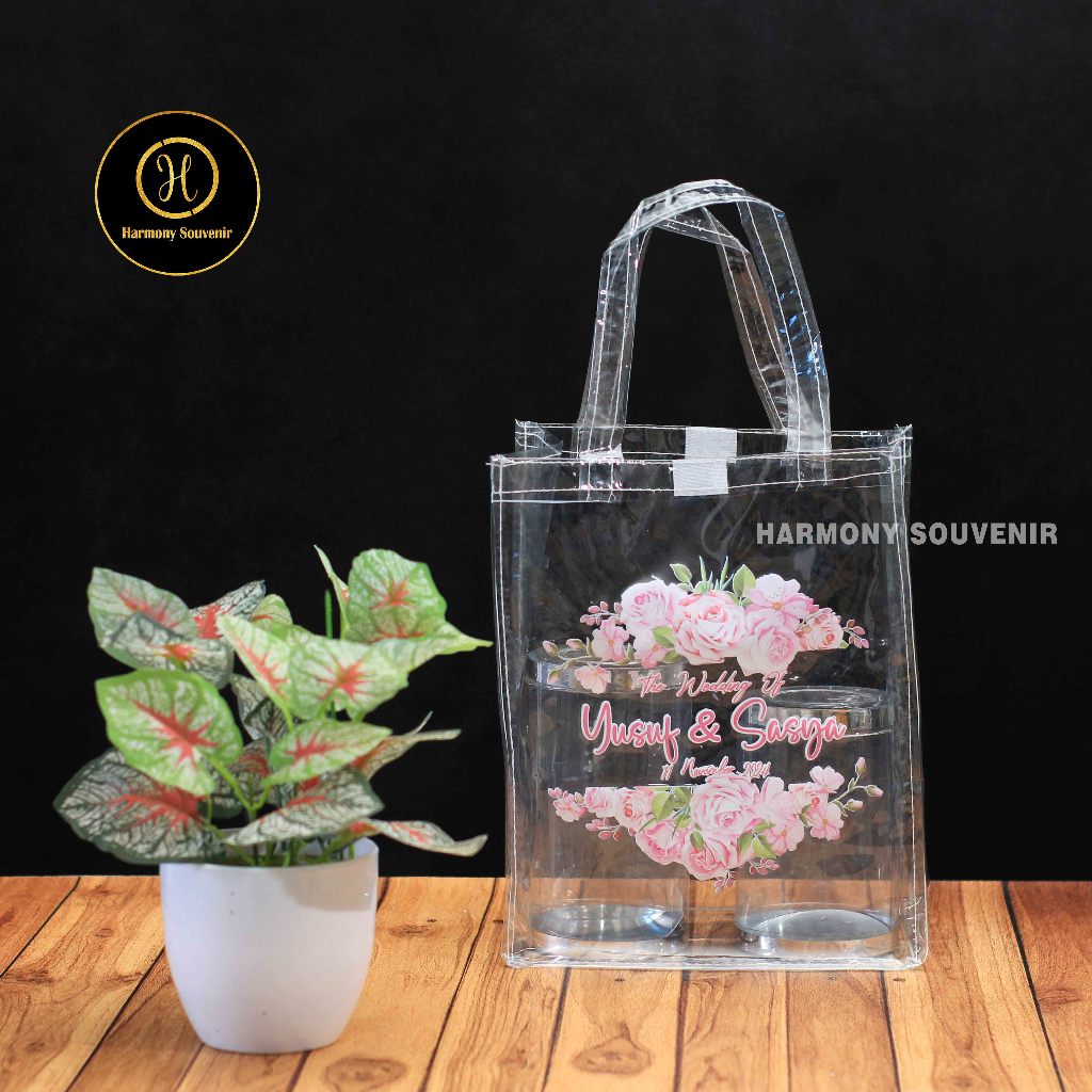 Tote bag Mika Souvenir Pernikahan/Wedding Souvenir Unik dan cantik custom