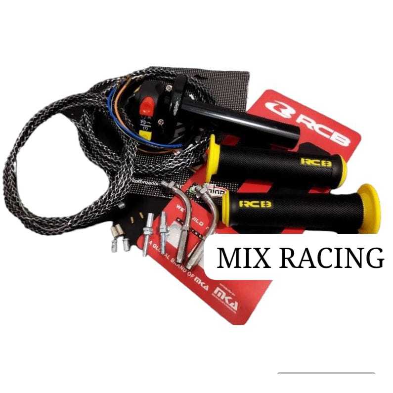 Gas spontan cnc 2 kabel slim saklar on off kanan stater motor nmax plus kabel gas karbon 190cm plus 