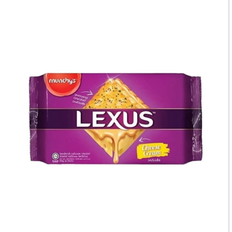 

Munchys Lexus Biskuit Cheese Cream 190g Family Pack