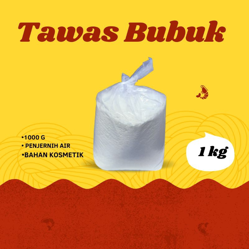 Tawas bubuk / Tawas Deodorant / Tawas Ketiak Bubuk