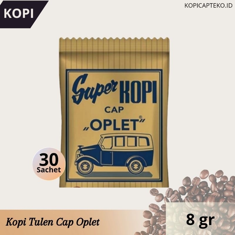 

Kopi CAP OPLET TANPA GULA 8 Gram (Isi 30 Sachet)