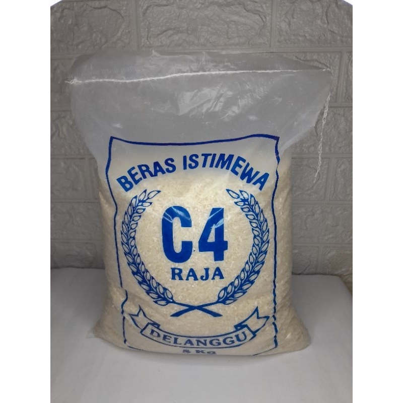 

Beras C4 raja delangu 5Kg beras istimewa