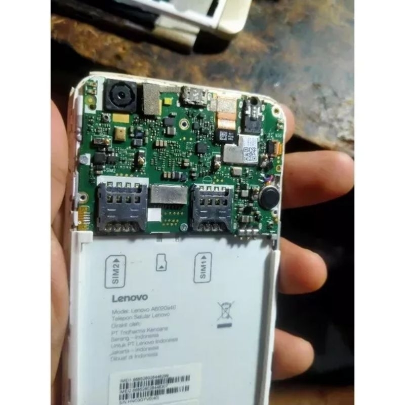 mesin hp Lenovo a6020a46 cabutan udah normal