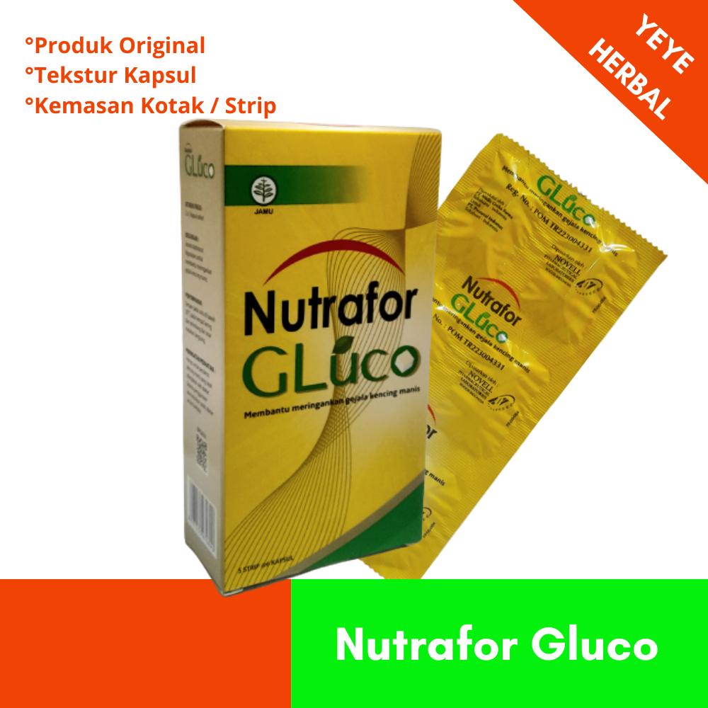 Nutrafor Gluco Meringankan Diabetes