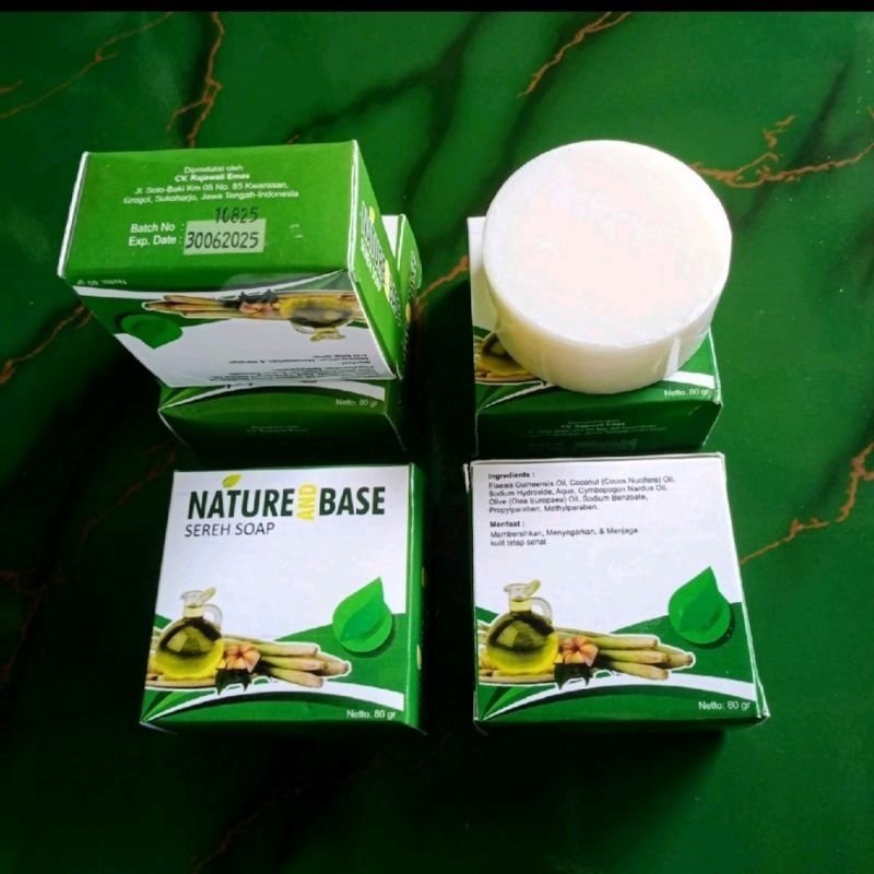 Sabun Sereh Herbal BPOM Mengatasi Keluhan Di Kulit Gatal Jerawat Bruntusan Bau Badan