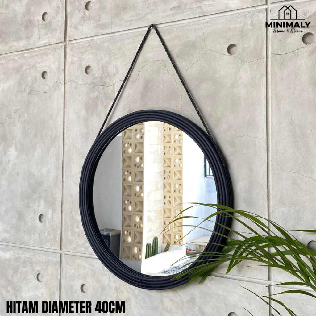 Kaca Dinding Rotan (TAHAN AIR DAN RAYAP) Kaca Aesthetic Cermin Aesthetic Kaca Estetik Cermin Estetik