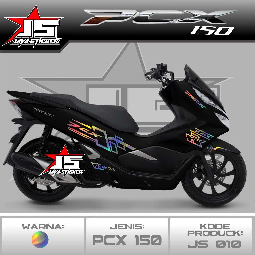 Cutting Sticker PCX 150 - Aksesoris Motor Stiker Striping Honda PCX 150 cc Skotlet Sticker Lis Varia