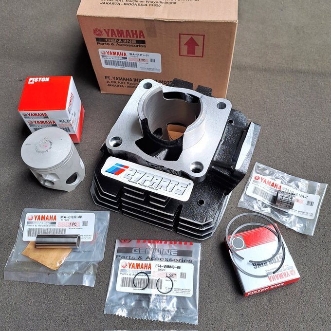 BLOK SEHER RX KING SET PISTON KIT YP1 YP2 BORING SET PISTON KIT RX KING YAMAHA ORIGINAL